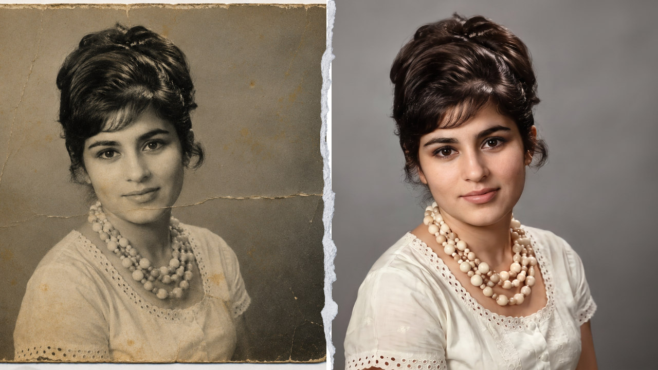 Restauración y colorización de fotografía antigua